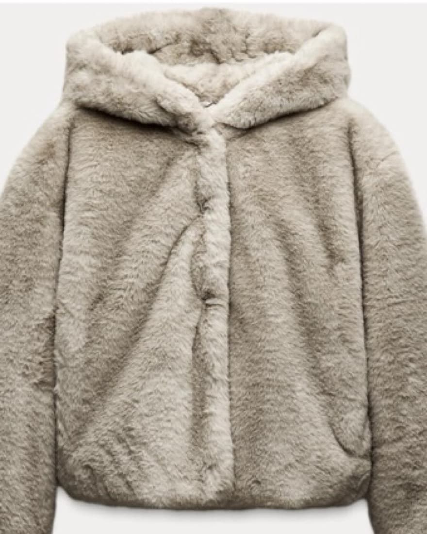 Zara Faux fur jacket - Image 3