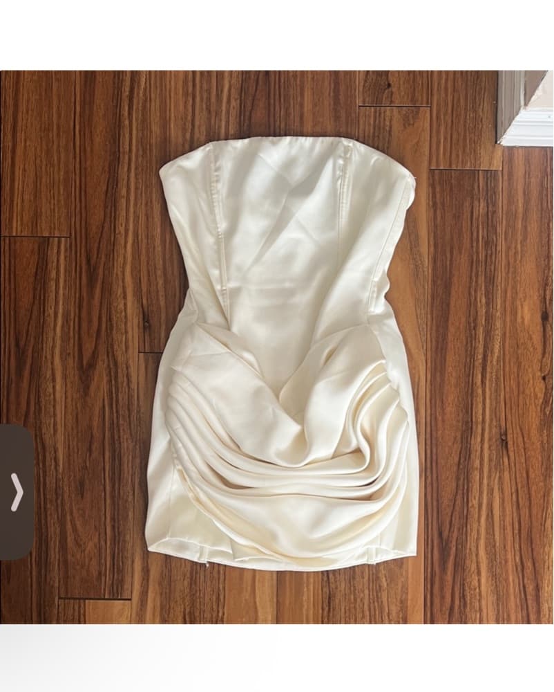 For Love And Lemons Cream Mini Dress - Image 3
