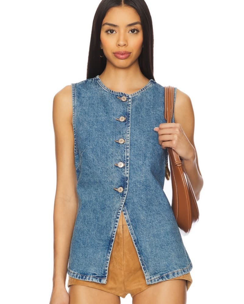 Free People Denim Top - Image 1