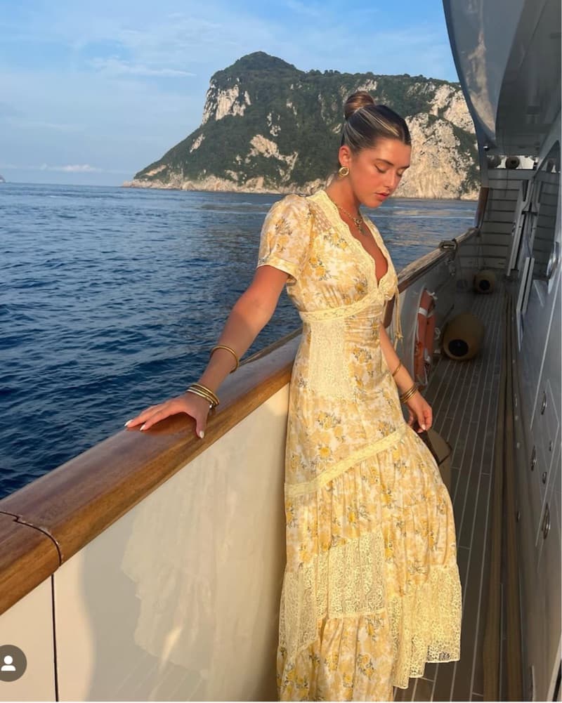 Yellow Loveshack Floral Maxi Dress - Image 1