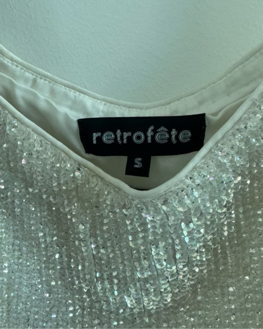 Retrofete - Frances Sequin Mini Skirt - Image 3