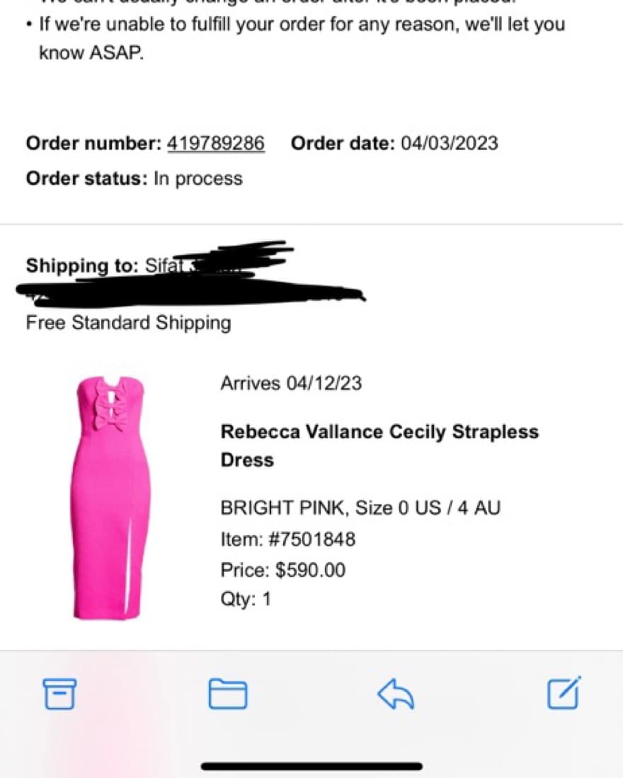 Rebecca Vallance Cecily Strapless Dress - Image 4