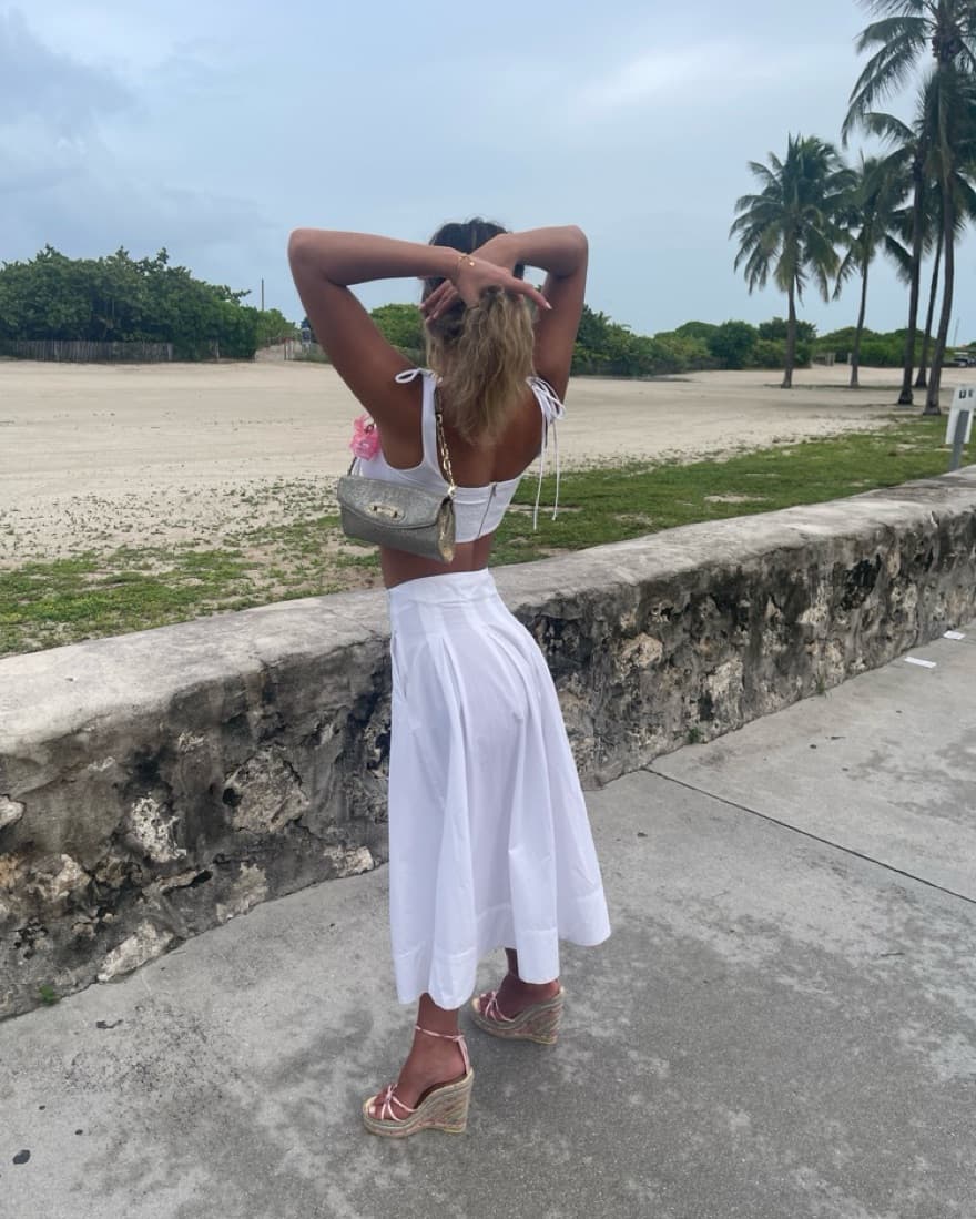 White Skirt Set - Image 3