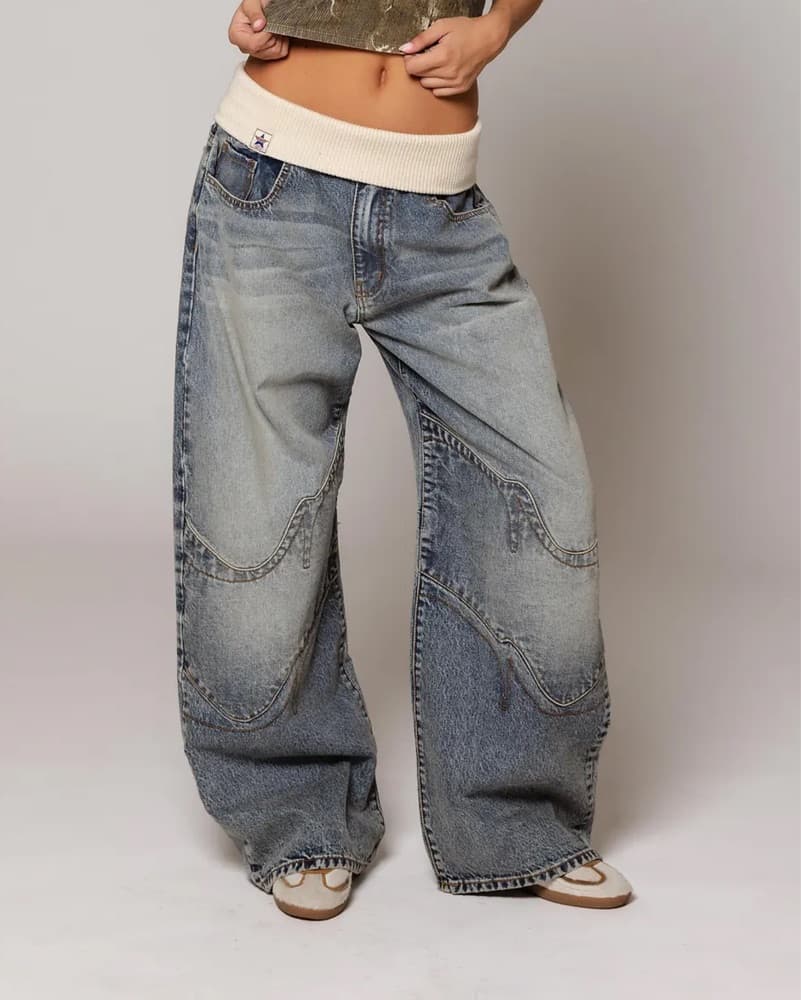 Revice Denim Fold Over Pants by Revice Denim | Pickle