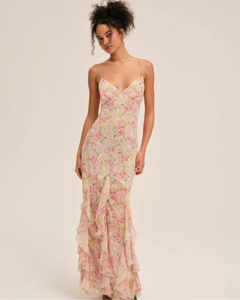 for love and lemons long floral dress - Image 1