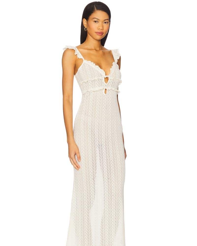 Macie Maxi Dress In Cream - Image 2