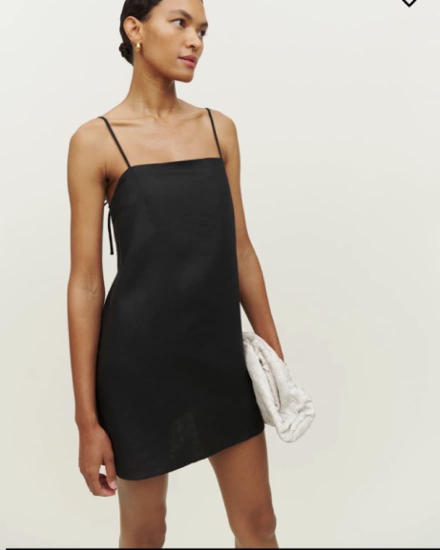 Reformation Short Dress Black - Image 2