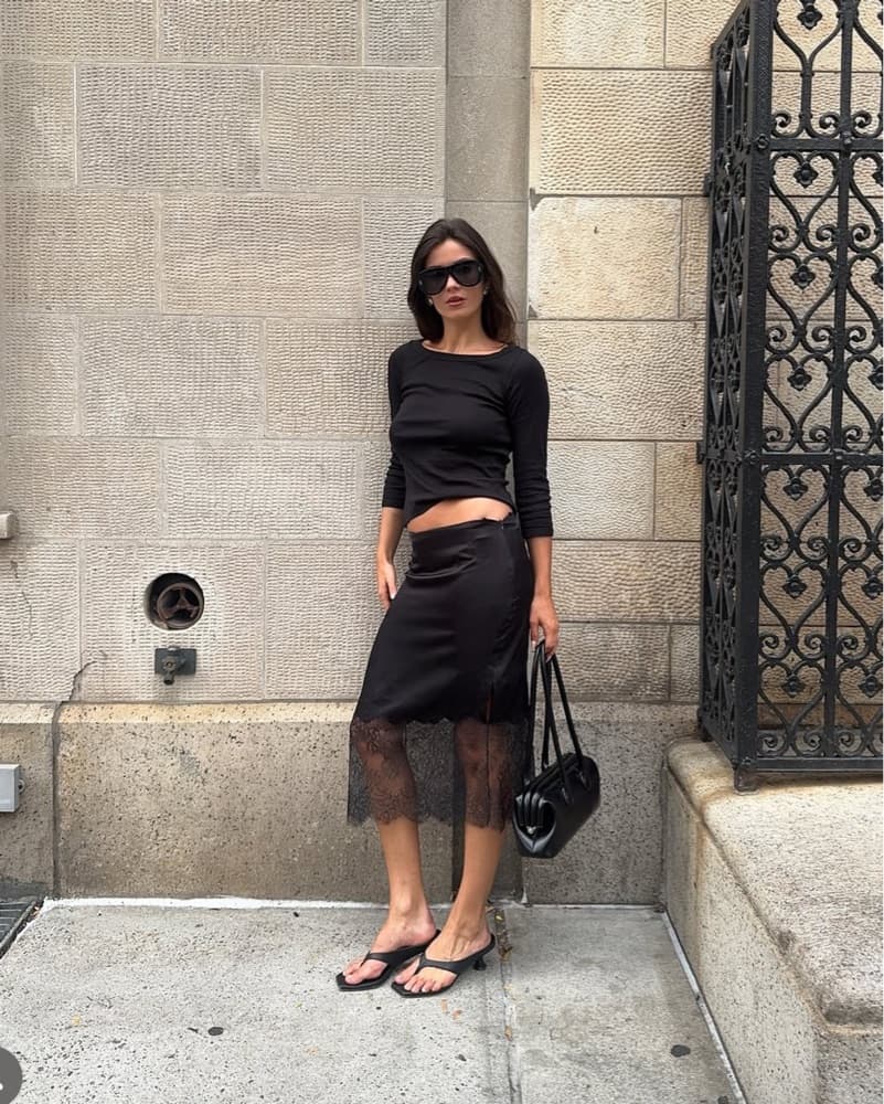 Silk Lace Skirt  - Image 2