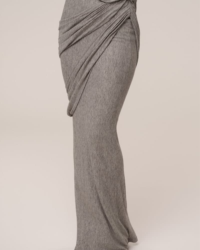 Grey Paradise Hills Maxi Skirt - Image 3