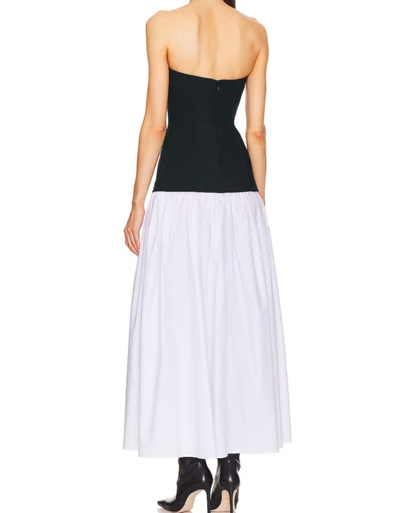 Helsa Strapless Midi Dress - Image 2