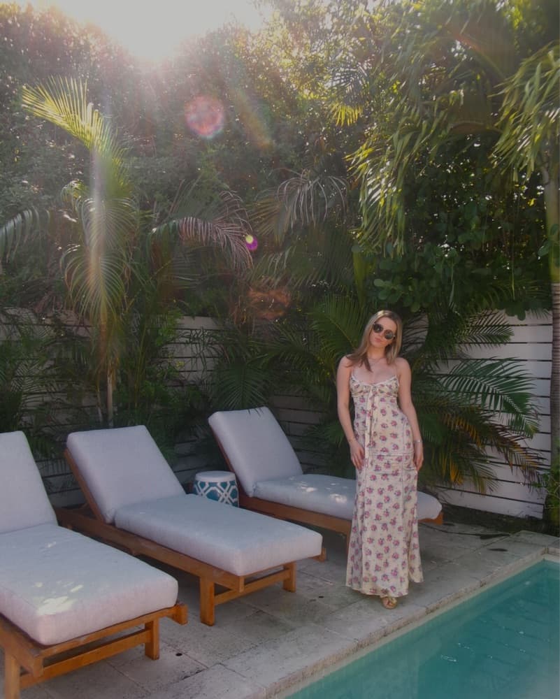 For Love & Lemons Yellow Floral Maxi - Image 4