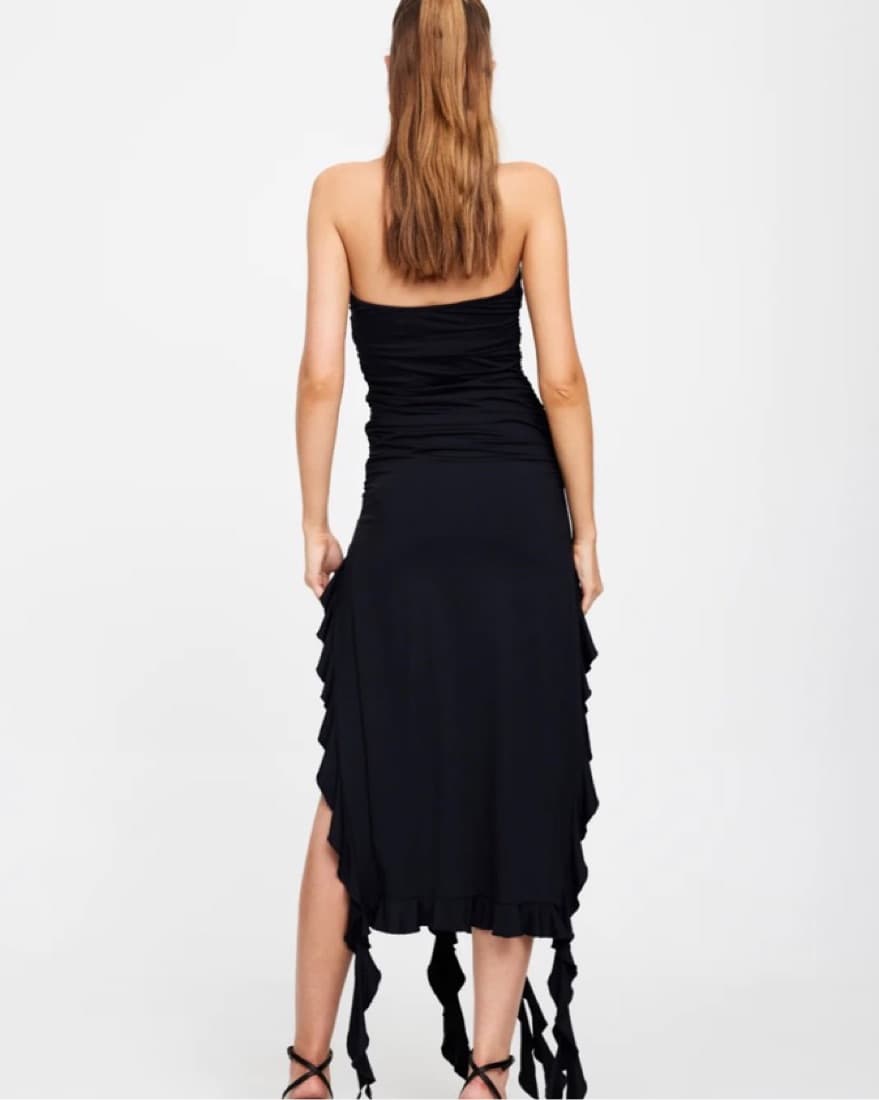 Lioness Black Tube Dress - Image 3