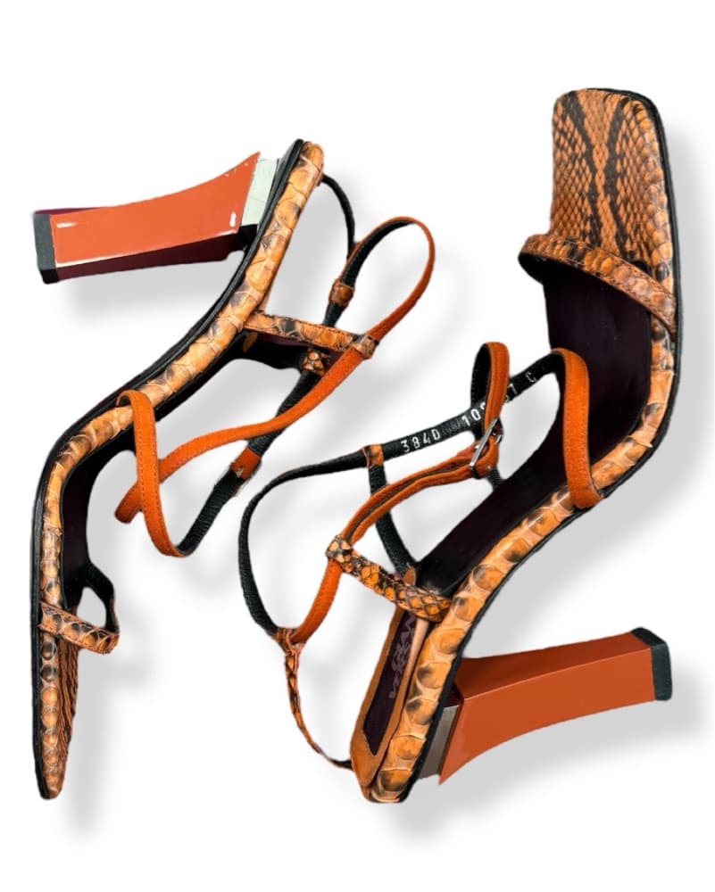 Gianni Versace Python Sandals - Image 4
