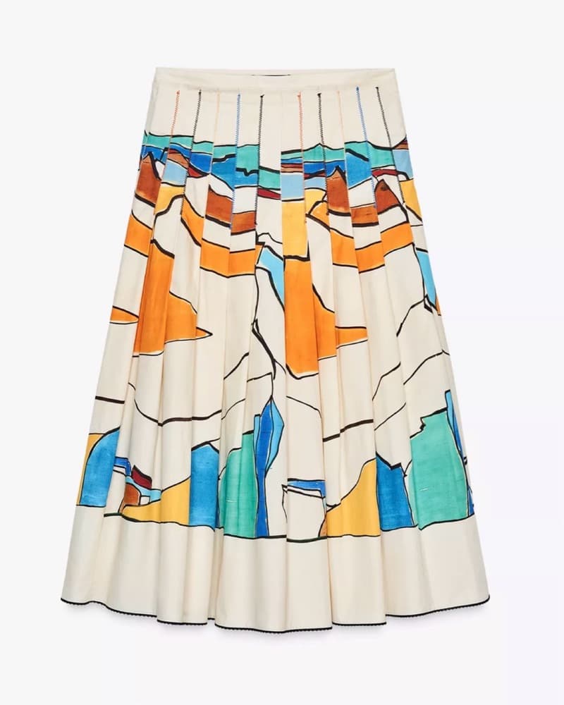 Zara Pleated Skirt - Image 1