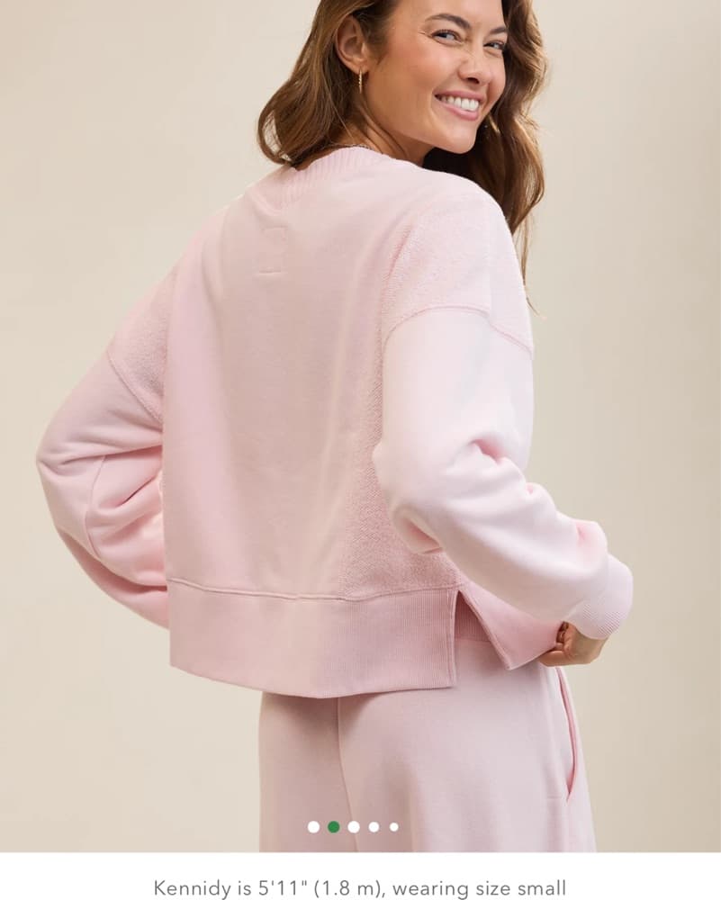 Aerie Pink Pullover Sweater - Image 1
