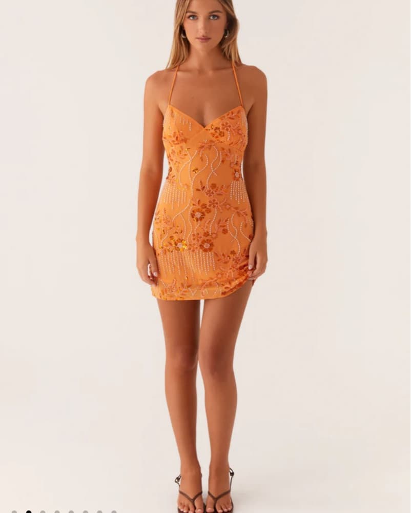 Vietta Sequin Mini Dress - Image 4
