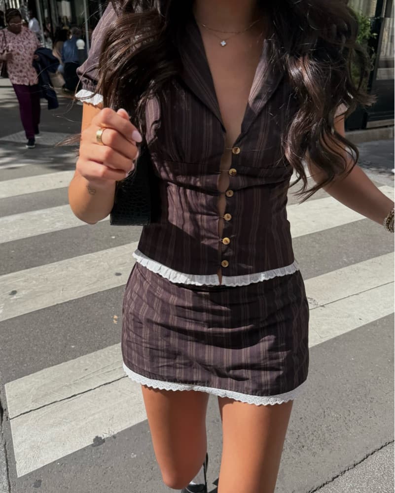 Peppermayo Brown Skirt Set - Image 1