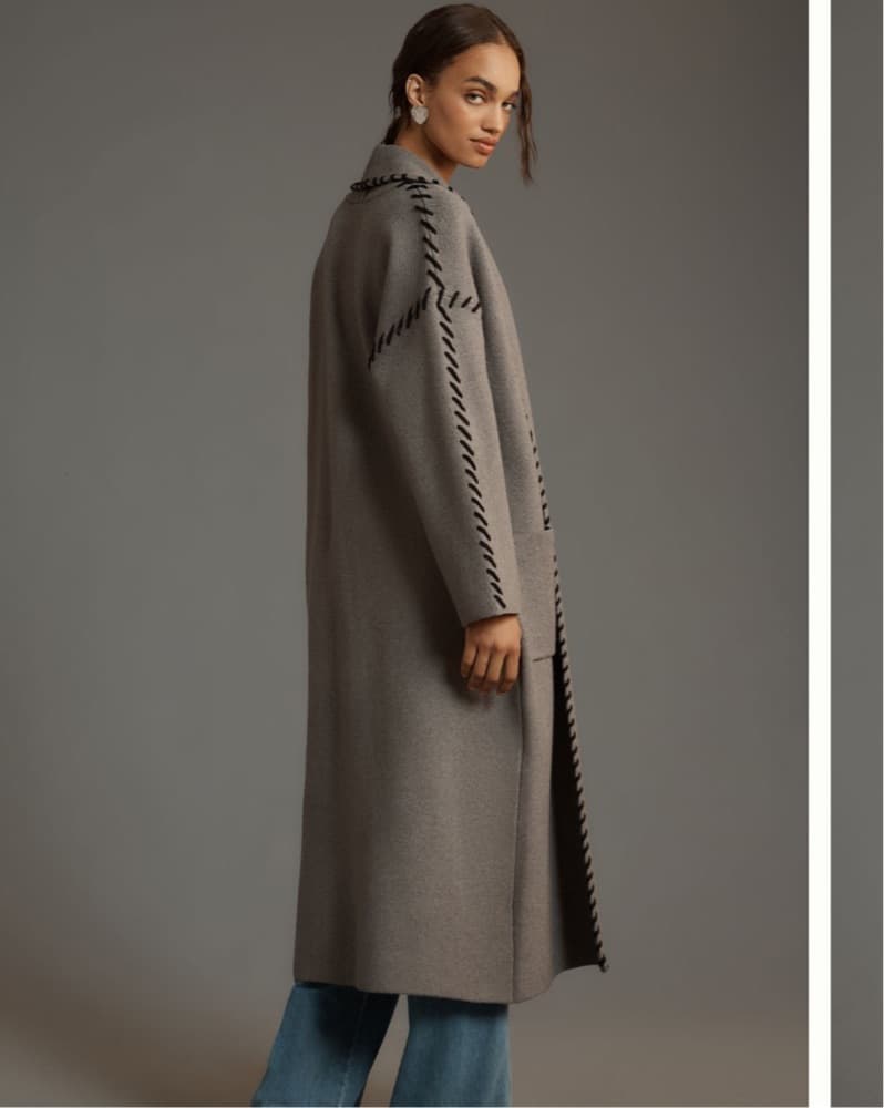 Anthrpologie Whipstitch Long Cardigan - Image 2