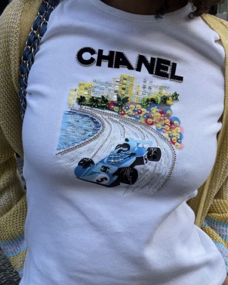 Chanel F1 Tee - Image 1