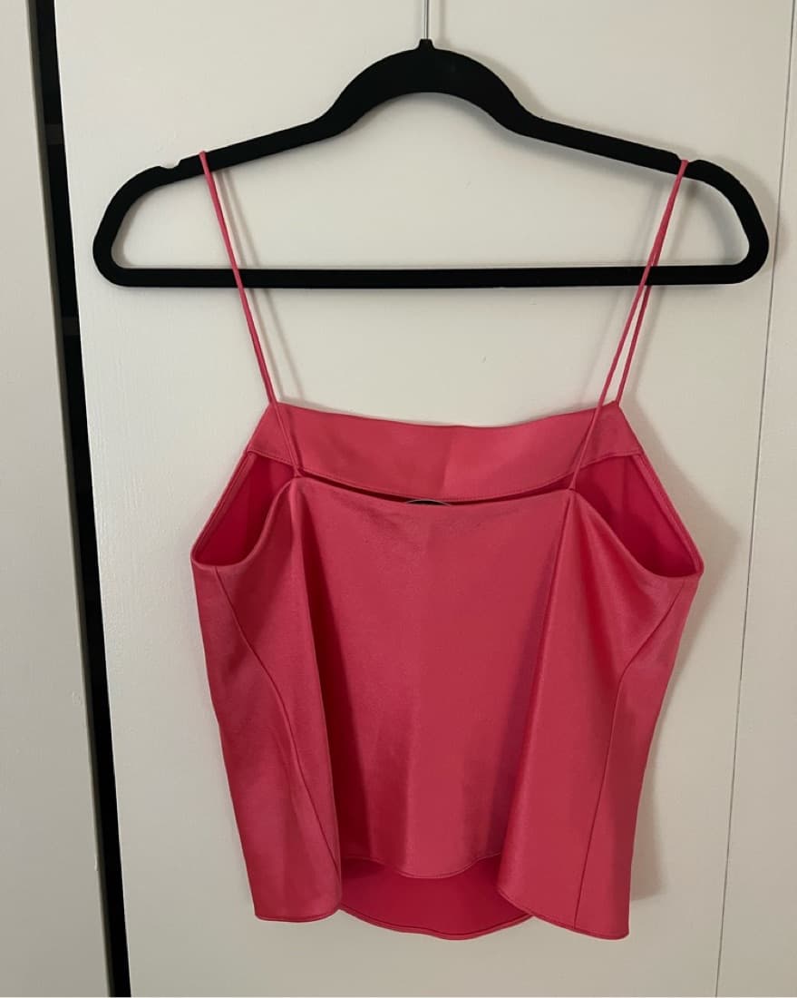 Pink Alice & Olivia Silky Camisole - Image 3