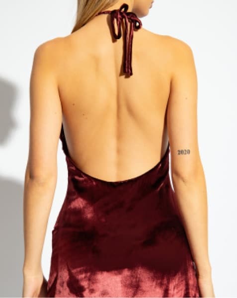 Cult Gaia Sandry Velvet Mini Dress - Image 4