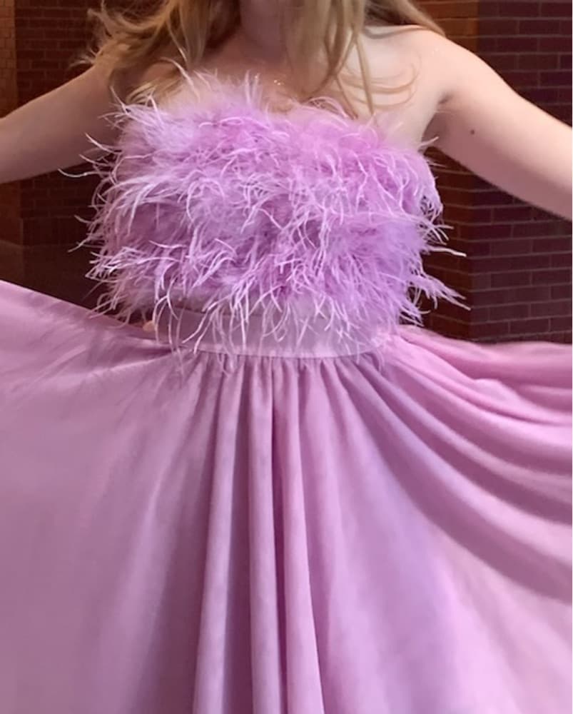 12th Tribe Lavender Feather Top - Image 1