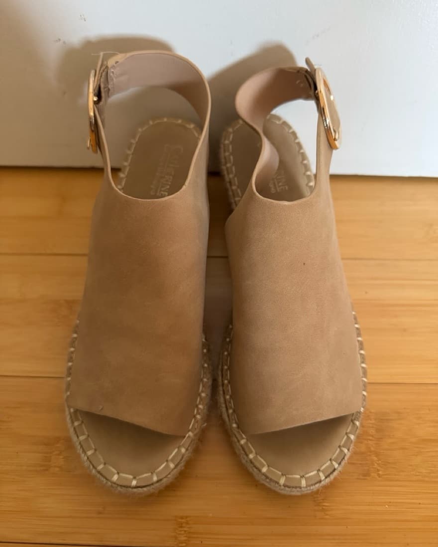 Beige Wedges - Image 4