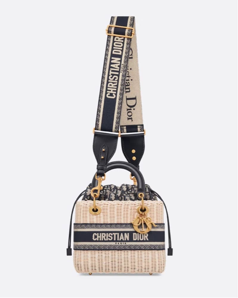 Christian Dior Woven Bag - Image 3