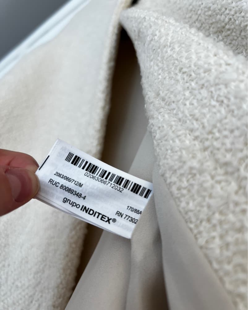 Zara ZW Collection Wool Blend Cape - Image 4