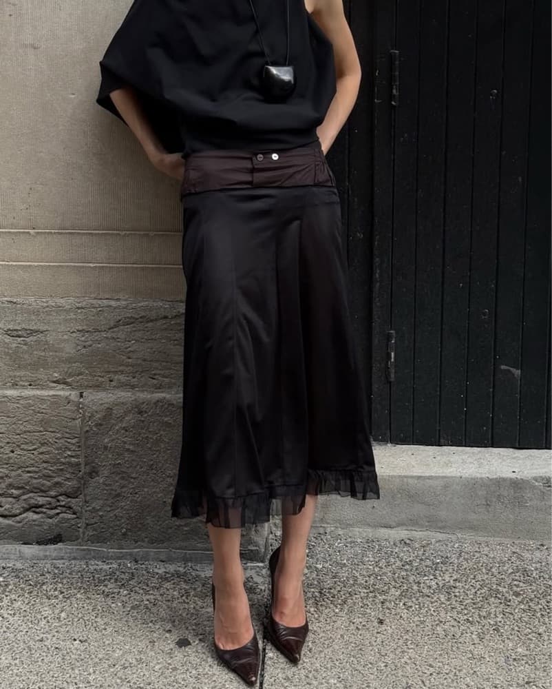 Maison Margiela Sheer Skirt Size 2-4 - Image 1