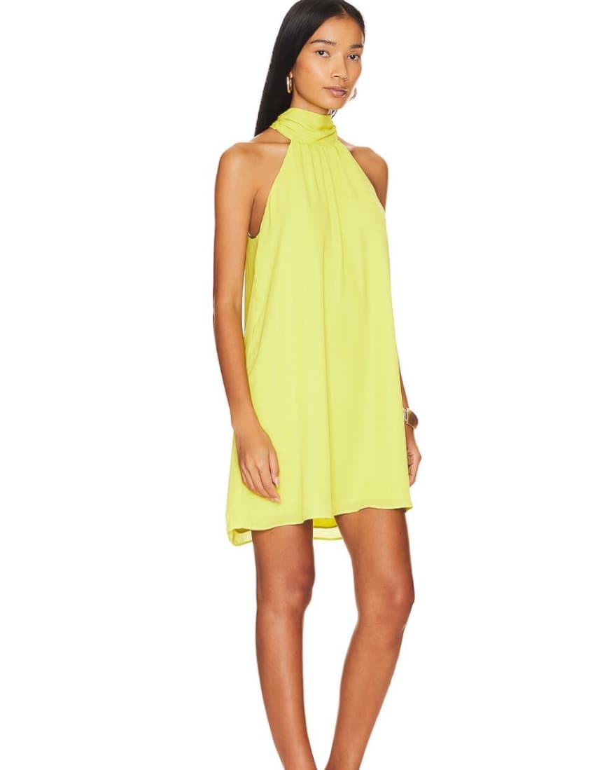 Krisa Bright Halter Dress - Image 1