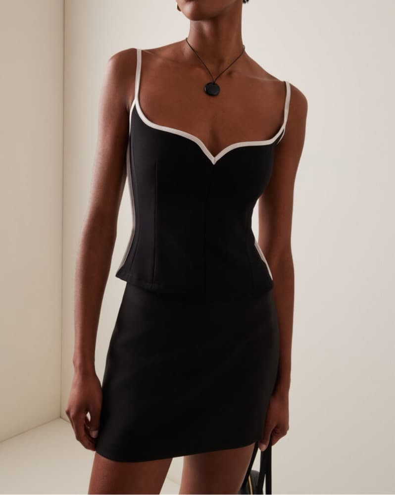 Paris Georgia Sweetheart Top - Image 1