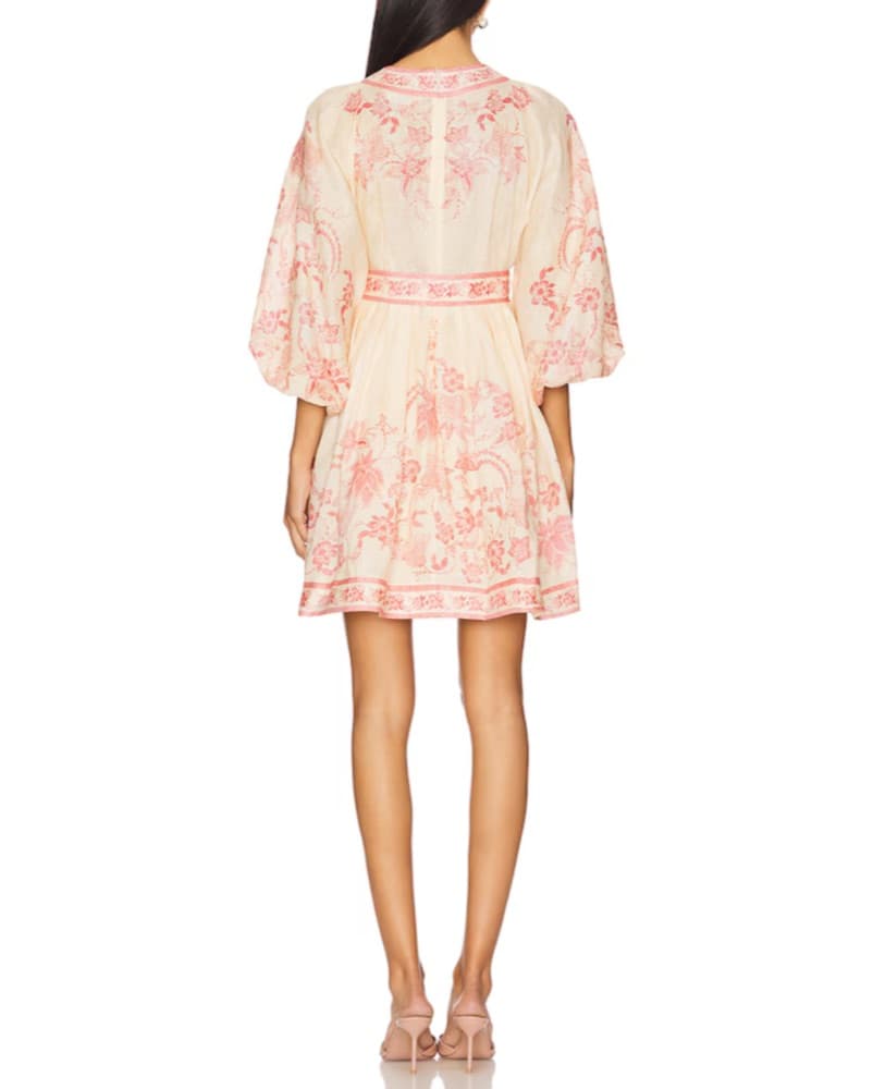 Zimmermann Lucky Plunge Mini Dress - Image 2