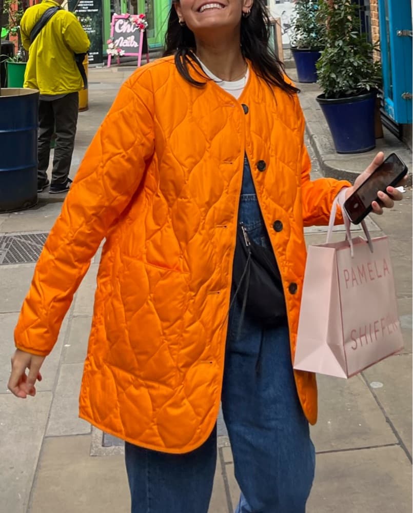 Everlane Orange Jacket - Image 2
