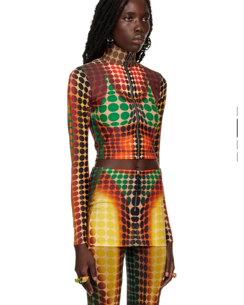 Jean paul Gaultier Brown Dots Top  - Image 2