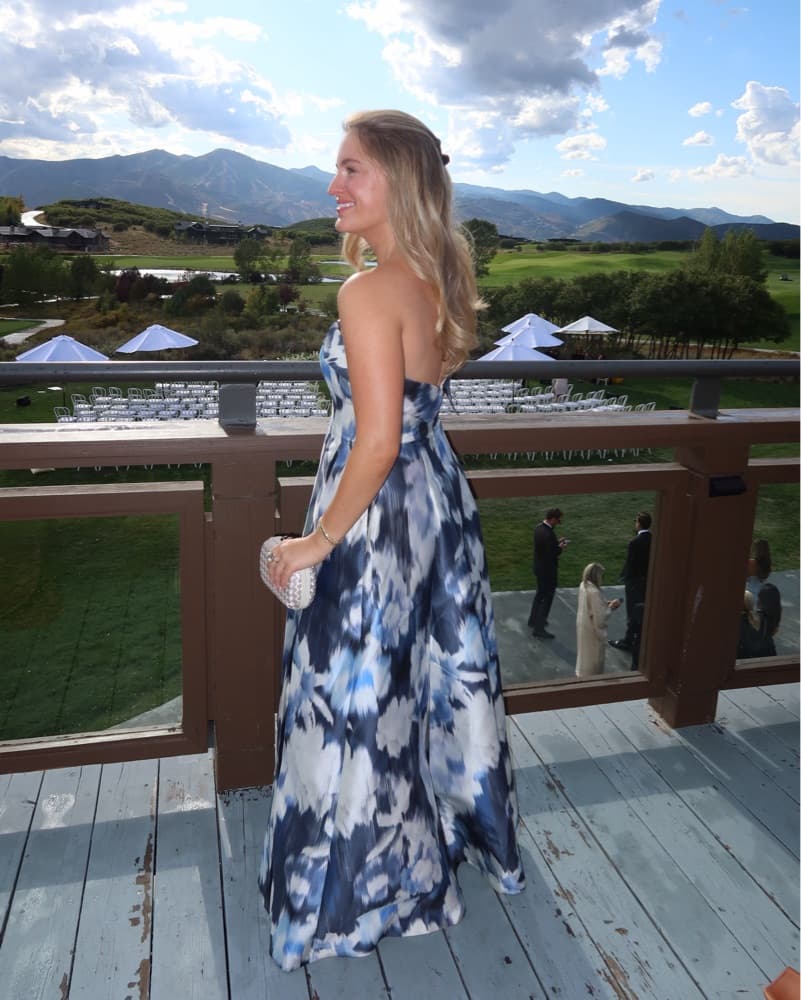 Sachin & Babi Brielle Floral Gown - Image 2