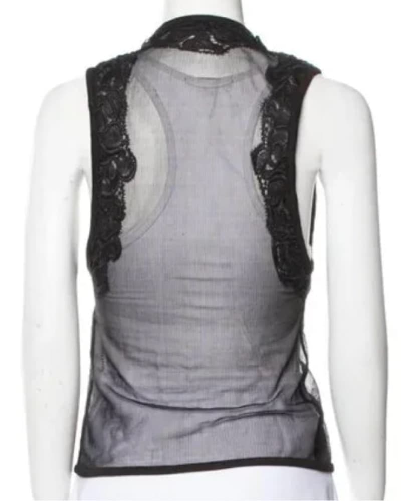 Christopher Esber Sheer Silk Vest - Image 2