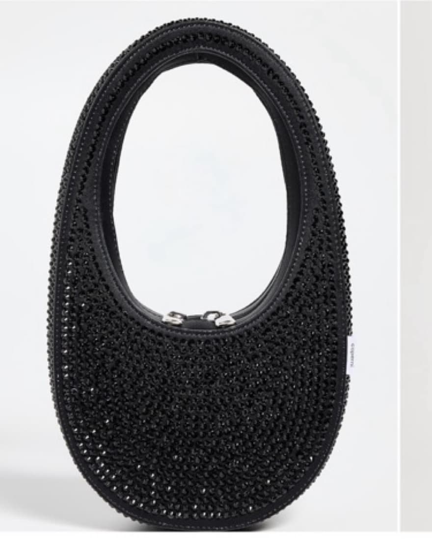 Coperni Black Crystal-Embellished Swipe  - Image 3