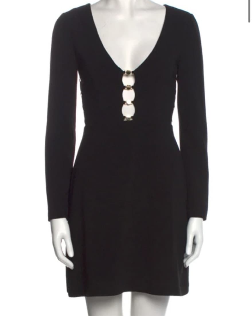 Zimmermann Black Mini Dress - Image 1