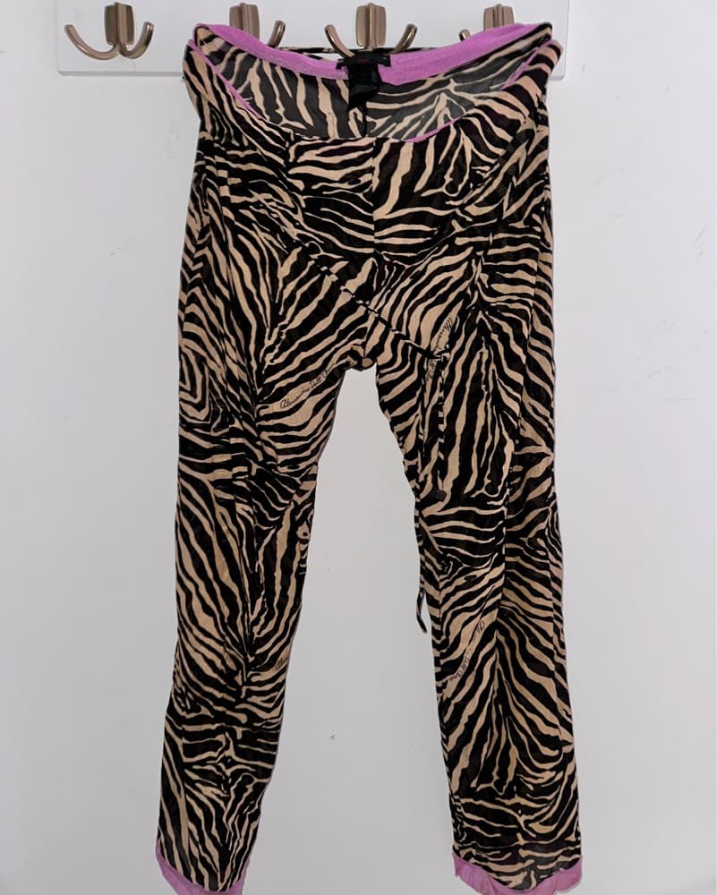 Alessandro dell’acqua Zebra Capri Pant  - Image 2