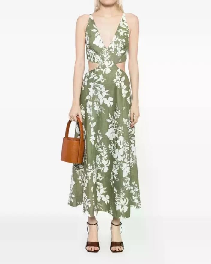 Reformation Linen Dress - Image 2