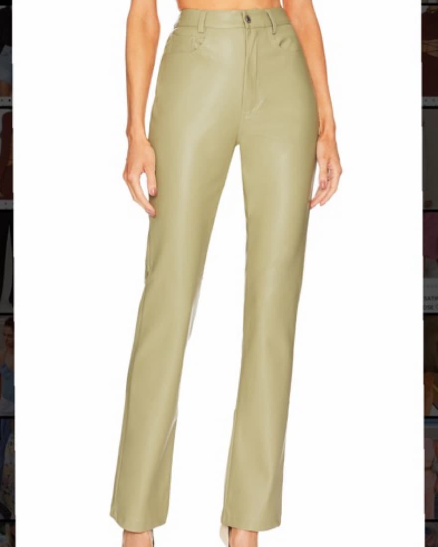 Faux Leather Pants - Image 1