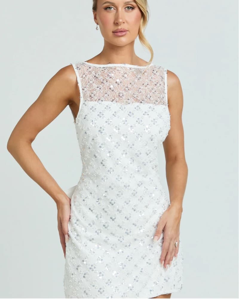 Bridal Bow white Dress - Image 4
