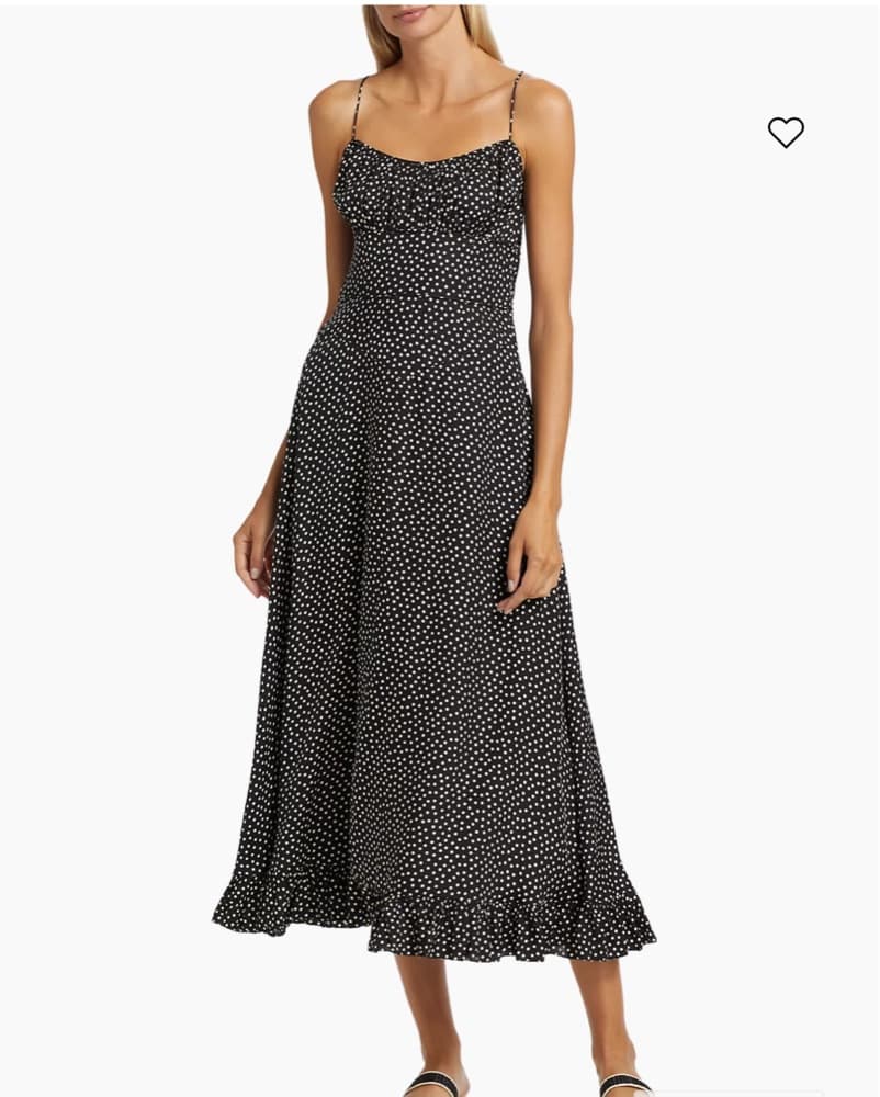 Doen Polka Dot Midi Dress - Image 1