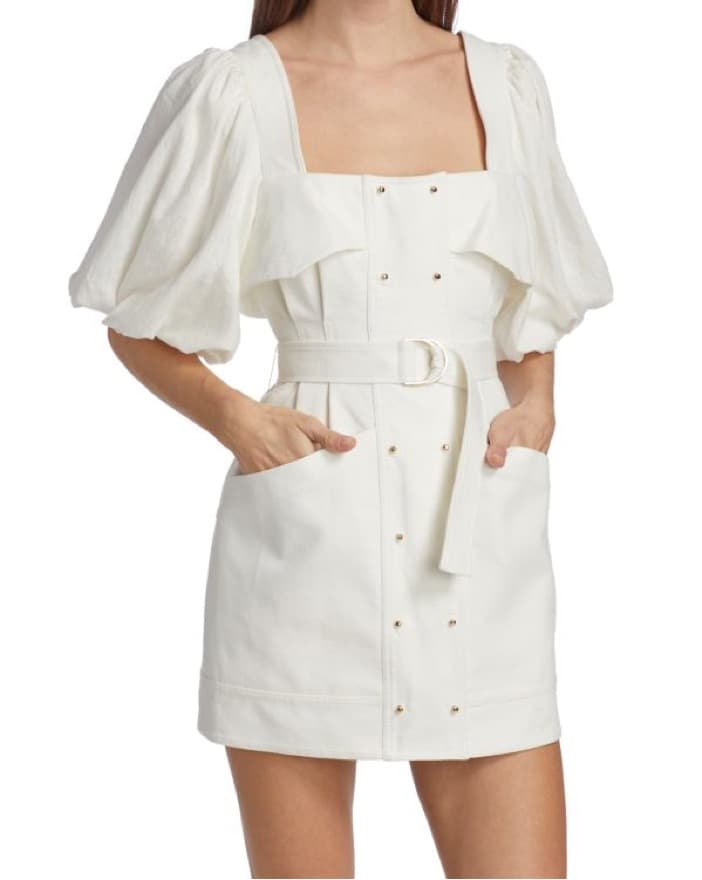 ACLER Lovell Cotton-Linen Minidress - Image 1