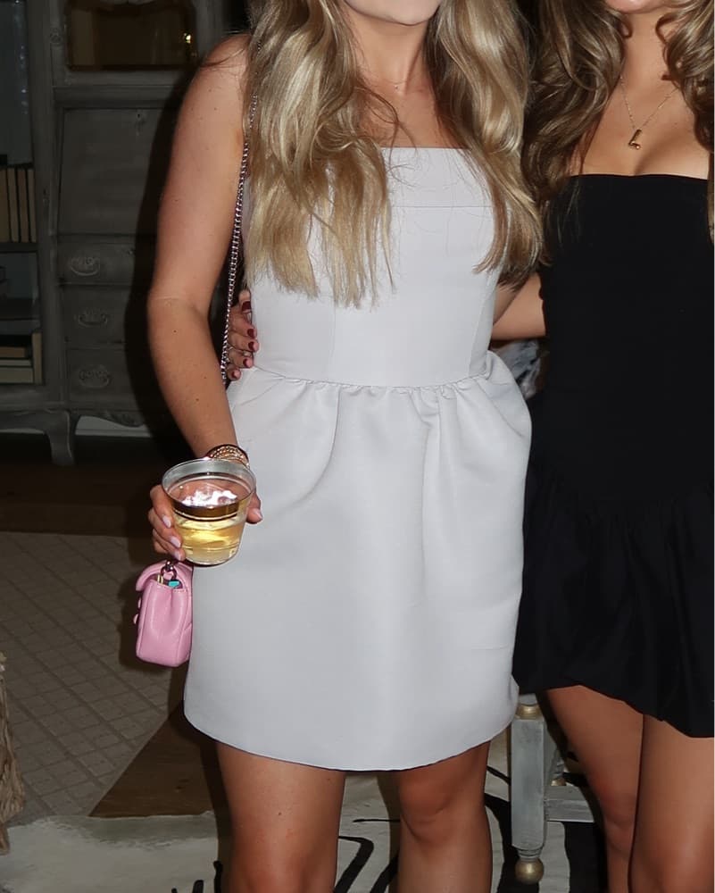 Light Grey Mini Dress - Image 2