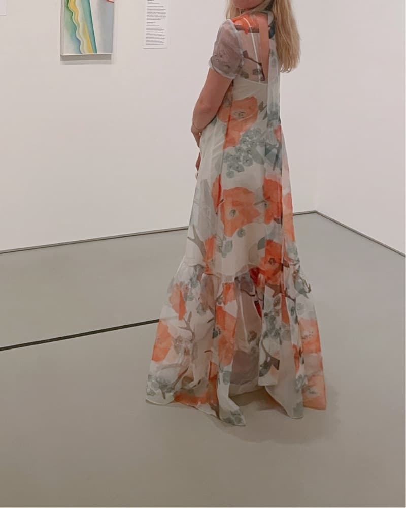 Staud Calluna Dress In Poppy Ivory - Image 5