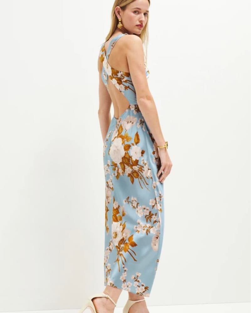 Reformation Casette Silk Dress - Image 2
