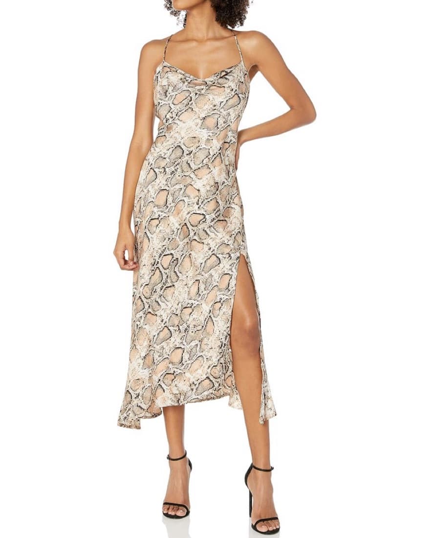 Astr The Label Snake Print Slip Dress - Image 3