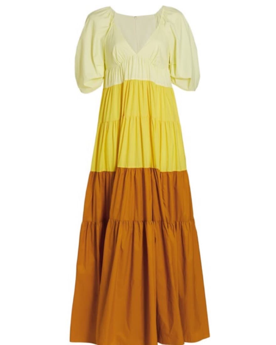Staud Colorblock Dress - Image 3